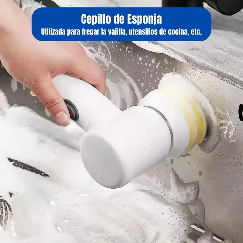 Cepillo Rotatorio para Cocina y Hogar 3 en 1