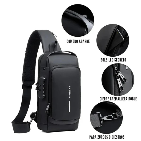 Mochila Antirrobo Impermeable con USB