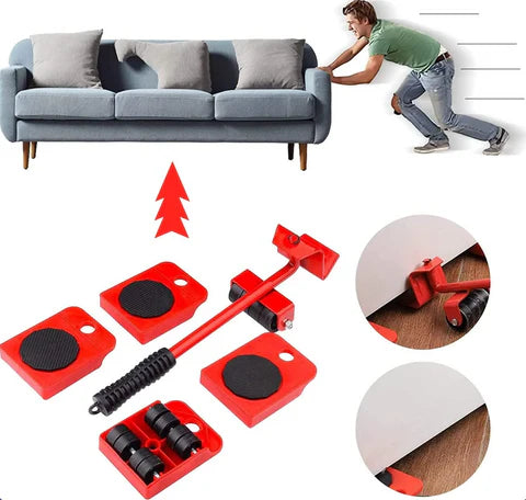 Kit Desplaza Muebles Multifuncional de 5 Piezas