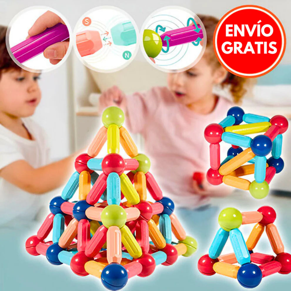 Juguete de Bloques Magneticos de 36 Piezas