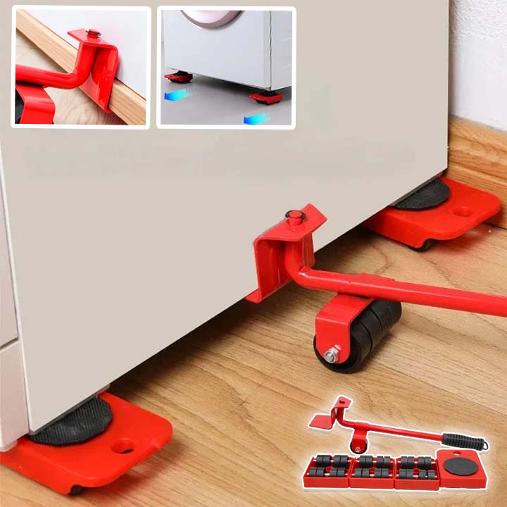 Kit Desplaza Muebles Multifuncional de 5 Piezas